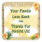 Tropical Party Tiki Hut Party Favour Sticker