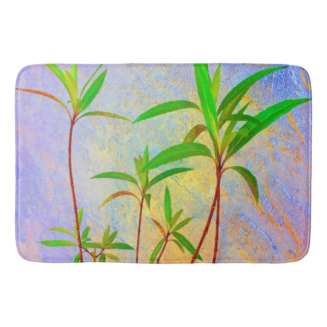 Tropical Pastel Bath Mat (Front)