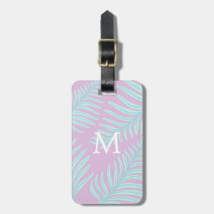 Tropical Pastel ⎢Monogram Luggage Tag