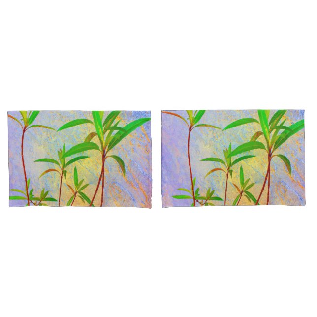 Tropical Pastel Pillowcase (Front-Set)