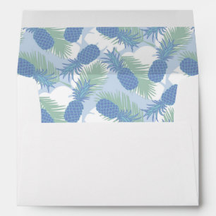 Tropical Pastel Pineapple Pattern Envelope