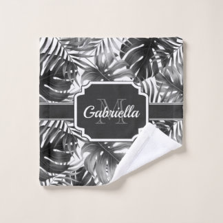 Tropical Pattern Bath Towel Set