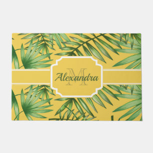 Tropical Pattern Doormat
