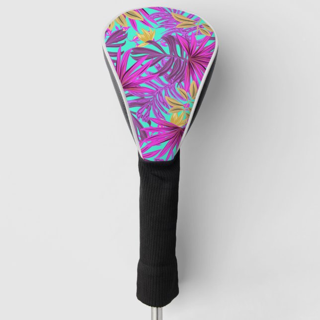 Tropical Pattern Golf Head Cover (Front)
