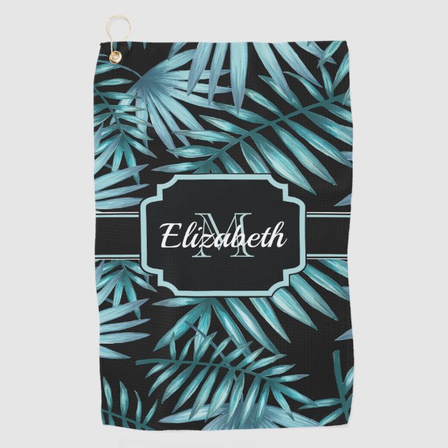 Tropical Pattern Golf Towel (Front)