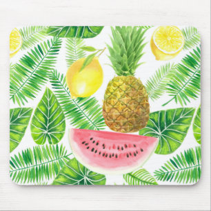 Tropical pattern mouse pad