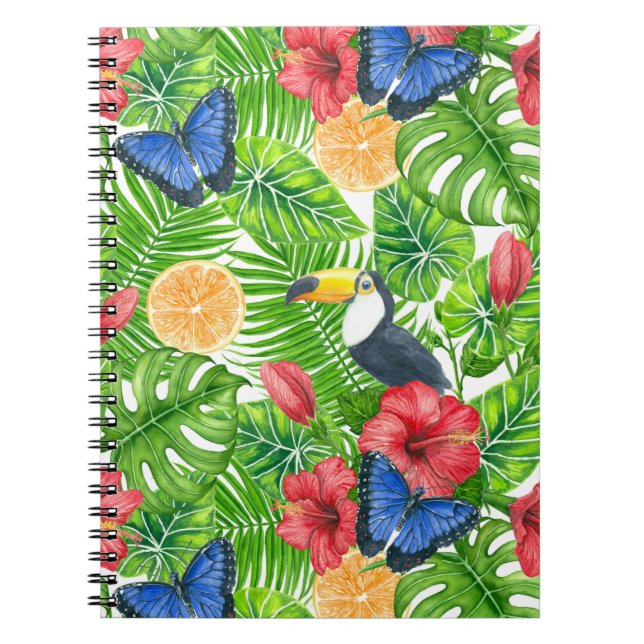 Tropical pattern notebook (Front)
