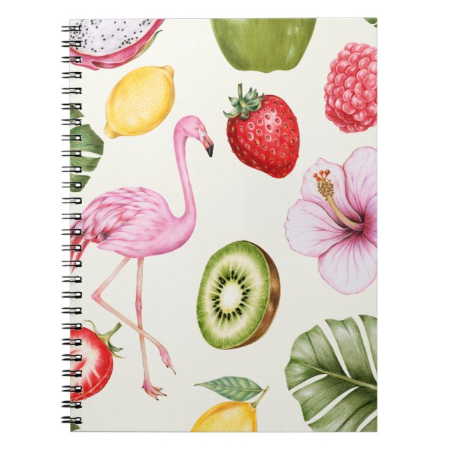 Tropical Pattern Notebook (Front)