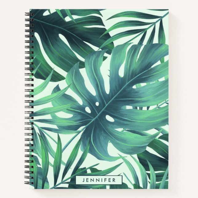 Tropical Pattern Notebook (Front)