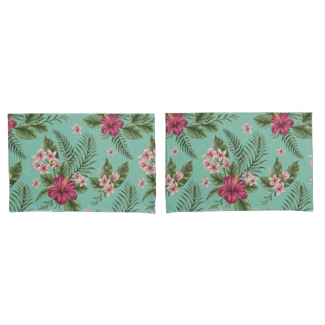Tropical Pattern Pillowcase (Front-Set)