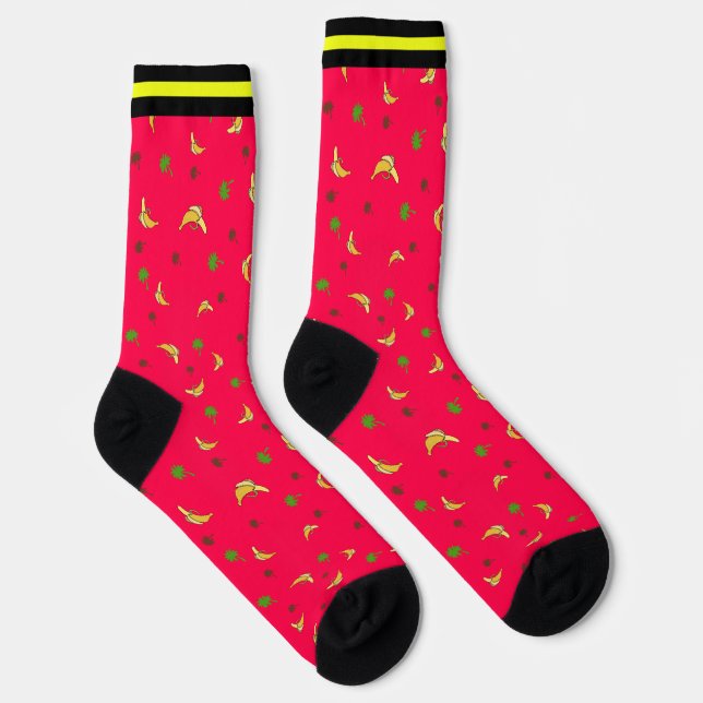Tropical pattern socks (Right)