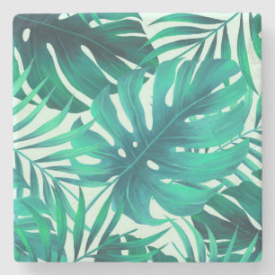Tropical Pattern Stone Coaster