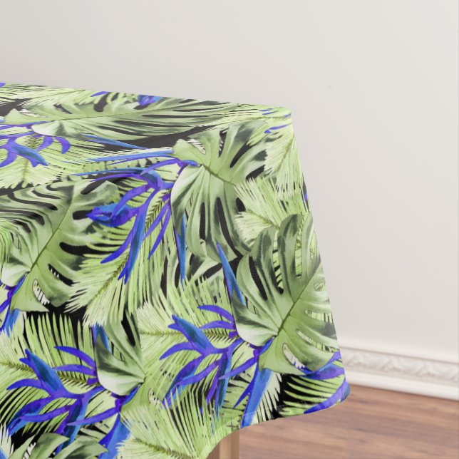 Tropical pattern tablecloth (In Situ)