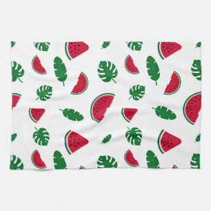 tropical pattern, watermelon pattern, tropical sea kitchen towel