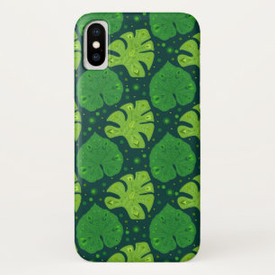 Tropical pattern with liana and monstera leaves Case-Mate iPhone case