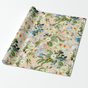 Tropical pattern wrapping paper