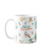 Tropical Père Noël Joyeux Noël Mug