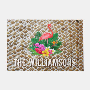 Tropical Personalized Doormat