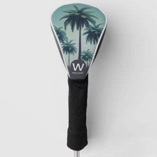 Tropical Personalized Monogram Golf Head Cover