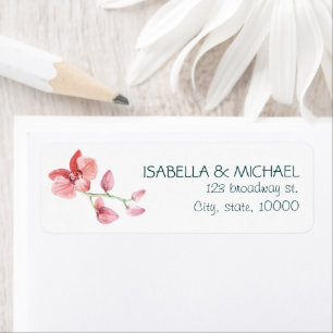 Tropical Personalized Wedding Address