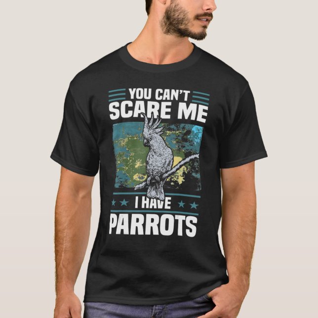 Tropical Pet Macaw Bird Parrot T-Shirt (Front)