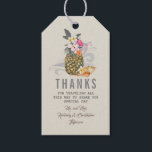 Tropical Pineapple Beach Wedding Gift Tags<br><div class="desc">Seaside wedding tags</div>