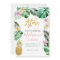 Tropical Pineapple Birthday Invitation