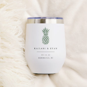 Tropical Pineapple Destination Wedding Favour