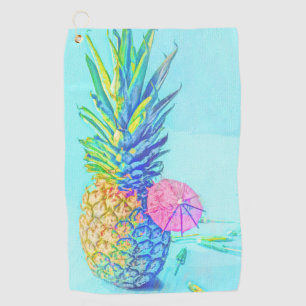 Tropical Pineapple Golf Towel