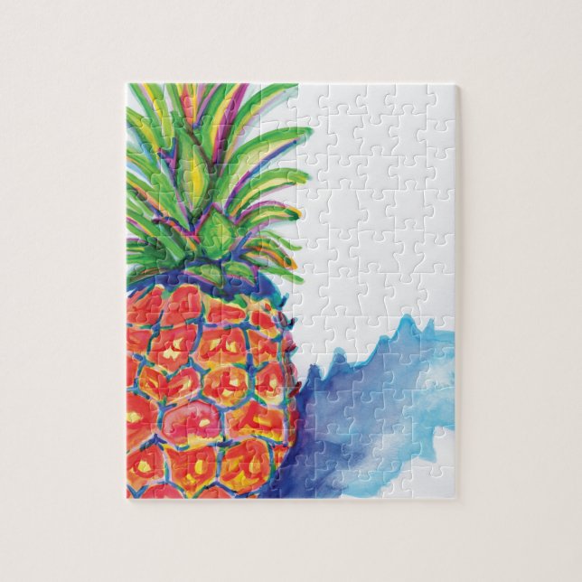 Tropical Pineapple Jigsaw Puzzle (Vertical)
