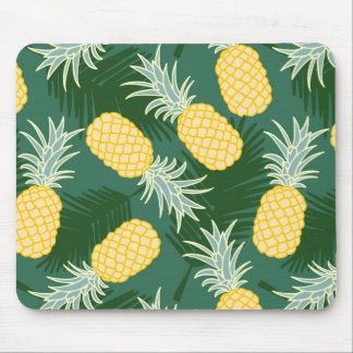 Tropical pineapple mouse pad