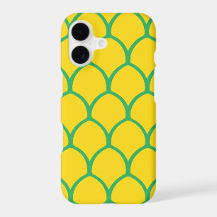 Tropical Pineapple Pattern in Green and Yellow