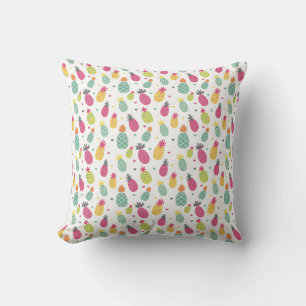 Tropical Pineapple pattern Throw Pillow