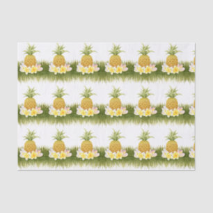 Tropical Pineapple Pattern Tissue Paper