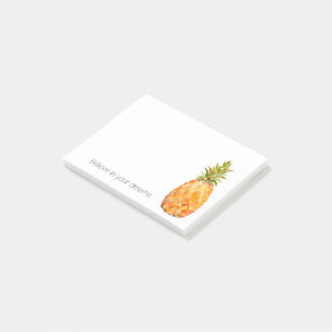 Tropical Pineapple Personalized Post it notes