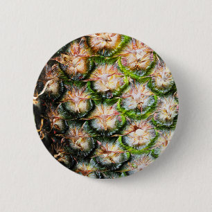 Tropical Pineapple Punch Texture 2 Inch Round Button