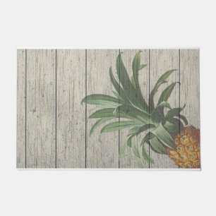 Tropical Pineapple Retro Vibes Doormat 