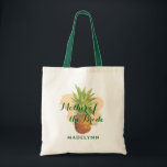 Tropical Pineapple Wedding Mother of the Bride Tote Bag<br><div class="desc">Tropical Pineapple Wedding  Mother of the Bride Tote Bag. Would also be great for Bridesmaid or Maid of Honour! To personalize further,  please click the "customize further" link and use the design tool to modify the design.  If you need assistance or matching items,  please contact us.</div>