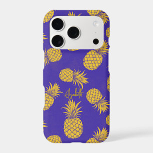 Tropical Pineapple with Name – Watercolor Style