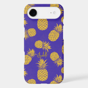 Tropical Pineapple with Name – Watercolor Style
