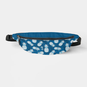 Tropical Pineapple with Name – Watercolor Style Fanny Pack