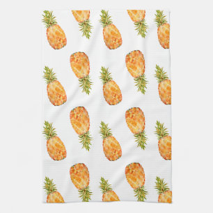Tropical Pineapples Kitchen Towel
