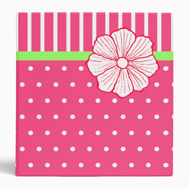 Tropical Pink Binder (Front)