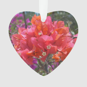 Tropical Pink Bougainvillea Island Floral Ornament