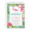 Tropical Pink Flamingo Floral Bridal Shower