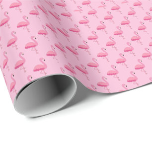 Tropical Pink Flamingo Gift Wrapping Paper