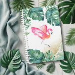 Tropical Pink Flamingo Gifts Planner<br><div class="desc">Stay organized in tropical style with this daily planner, featuring my original watercolor pink flamingo and monstera palm leaf design in lush tropical green tones. This appointment book is perfect for planning your days of the week, setting weekly goals, or managing your wedding to-dos. A stylish choice for your desk,...</div>