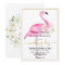 Tropical Pink Flamingo Magnolias Beach Wedding