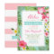 Tropical Pink Floral Wedding Bridal Shower Luau