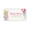 Tropical Pink Gold Pineapple Floral Glitter